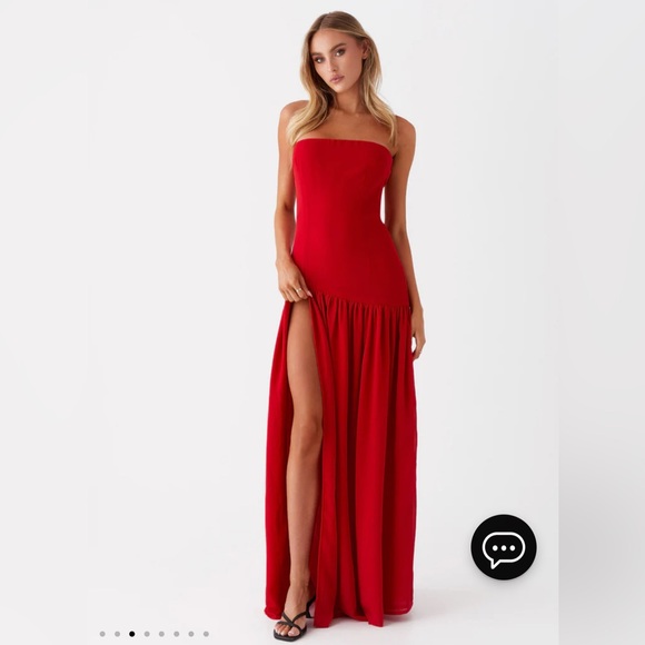 Peppermayo Red Maxi Dress - Picture 1 of 2